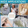5 Yards Cotton Embroidery Flower Lace Ribbons SRIB-MA0001-04-6
