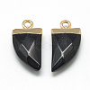 Natural White Jade Pointed Pendants G-Q966-01-2