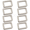 8Pcs Zinc Alloy Rectangle Buckle Ring PURS-SP0001-05P-1