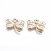 Light Gold Plated Alloy Pendants ENAM-T009-69E-RS-1