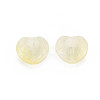 Two Tone Transparent Spray Painted Glass Beads GLAA-T022-24-C05-4