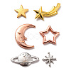 Universe Themed Alloy Cabochons FIND-CA0003-14-4