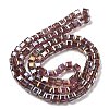 Electroplate Glass Beads Strands EGLA-H108-01A-AB02-2