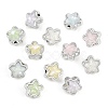 Platinum Plated Opaque Acrylic Beads AC-CBA15BB-08-1