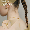 Brass Crimp Beads Covers KK-BC0014-72A-G02-5