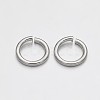 Brass Open Jump Rings KK-E647-17P-4mm-2