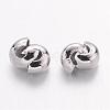 Iron Crimp Beads Covers X-IFIN-H028-NFN-NF-2
