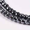 Non-Magnetic Synthetic Hematite Beads Strands G-Q410-3