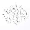 Tarnish Resistant 304 Stainless Steel French Earring Hooks STAS-S066-08-1