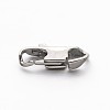 Tarnish Resistant 304 Stainless Steel Lobster Claw Clasps STAS-E094-BS18-P-1
