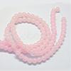 Baking Paint Imitation Jade Glass Round Bead Strands DGLA-Q021-10mm-02-3