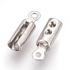 Tarnish Resistant 304 Stainless Steel Folding Crimp Ends STAS-P207-03P-D-2