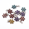 Zinc Alloy Enamel Pendants X-ENAM-H169-M-3