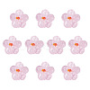 10Pcs Transparent Handmade Bumpy Lampwork Beads LAMP-TADJ0001-48E-2