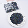 Metallic Colours Glass Bugle Beads SEED-N005-001-D04-2