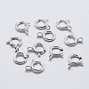 925 Sterling Silver Spring Ring Clasps STER-K167-076B-S-2