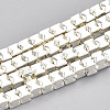 Electroplate Non-magnetic Synthetic Hematite Beads Strands G-T114-36-2