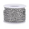 Tarnish Resistant 304 Stainless Steel Figaro Chains CHS-M001-04P-3