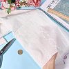Floral Embroidered Cotton Fabric DIY-WH0786-55-3