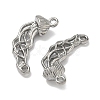 304 Stainless Steel Links Connector Charms STAS-I367-01P-2
