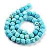 Dyed Natural Turquoise Beads Strands G-H028-A04-01-3