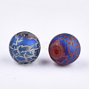 Electroplate Glass Beads EGLA-S178-03C-2