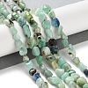 Natural Chrysocolla and Lapis Lazuli Beads Strands LS-G-P497-01C-23-2