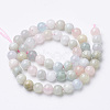 Natural Morganite Beads Strands G-S150-53-6mm-2
