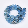 Natural Dragon Veins Agate Beads Strands G-S349-28B-2