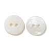 Natural Freshwater Shell Buttons BSHE-P033-06-2