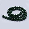 Natural Malachite Beads Strands G-F571-27AA2-8mm-2