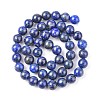 Natural Lapis Lazuli Beads Strands X-G-G099-8mm-7-3