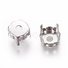 Non-Tarnish 201 Stainless Steel Sew on Prong Settings STAS-L229-03B-2