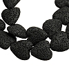 Dyed Natural Lava Rock Bead Strands G917-11-3