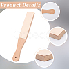 Beech Wood Leather Sharpening Board AJEW-WH20006-374-6