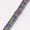 Electroplate Non-magnetic Synthetic Hematite Beads Strands G-J164A-3mm-03-3