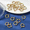 SHEGRACE Brass Spring Ring Clasps XGRPCN223-224G-4