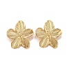 Brass Stud Earrings EJEW-Z117-03G-2