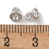 Brass Bead Cap Pendant Bails KK-P284-15P-3