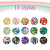 2400Pcs 15 Colors Handmade Polymer Clay Beads CLAY-YW0001-41-2