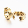 Ion Plating(IP) 304 Stainless Steel Clip-on Earrings EJEW-H351-18G-2