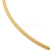 304 Stainless Steel Snake Chain Necklace for Women NJEW-G104-01G-2