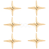 6Pcs Alloy Brooches JEWB-FH0001-90-1