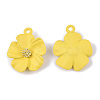 Spray Painted Alloy Pendants PALLOY-N0147-03D-2