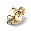 Real 18K Gold Plated Rack Plating Brass Micro Pave Clear Cubic Zirconia Pendants KK-C015-09G-09-3