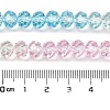 Transparent Painted Glass Beads Strands LS-DGLA-A034-T6mm-A21-3