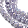 Opaque Baking Paint Glass Beads Strands DGLA-F002-03B-4