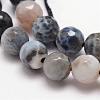 Natural Fire Crackle Agate Bead Strands G-K166-07F-8mm-05-3