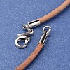 Leather Cord Necklace Making X-NJEW-JN01560-2