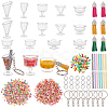 DIY Mini Sundae Cups Keychain Making Kit DIY-OC0011-48-1
